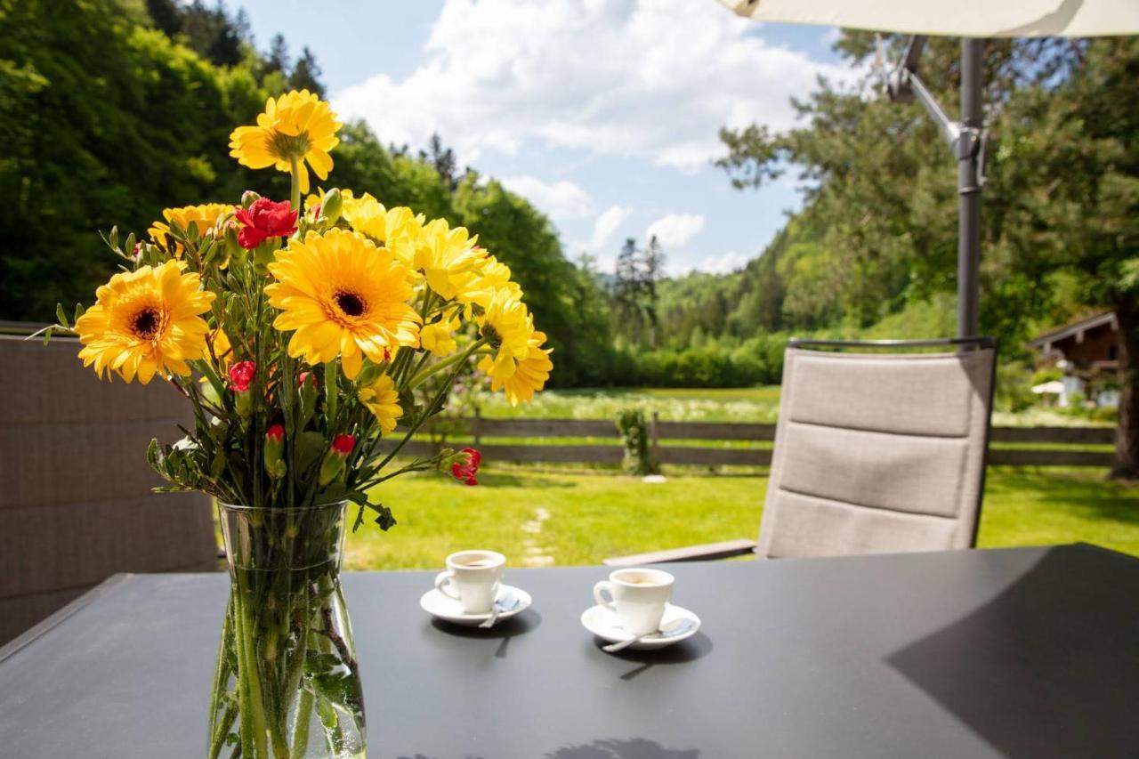 Ganzes Haus Mit Grossem Garten Und Eigener Sauna Unterwössen Exterior foto